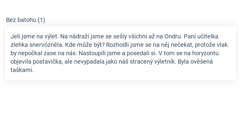 Diktáty k přijímačkám na SŠ