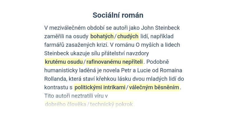 Světová literatura ve 20. století