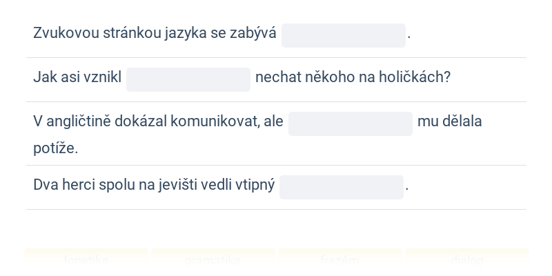 Jazykové a literární pojmy: mix