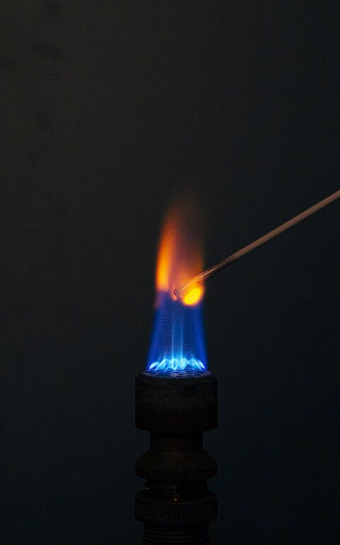 plamenová zkouška vápníku