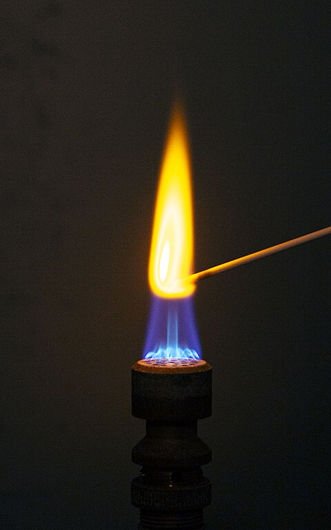 plamenová zkouška sodíku