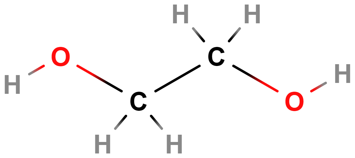 vzorec ethylenglykolu