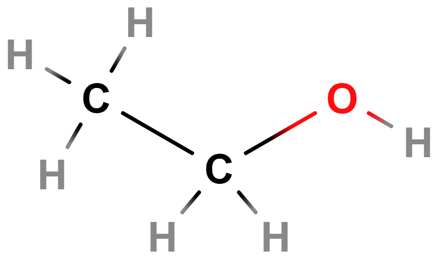 vzorec methanolu