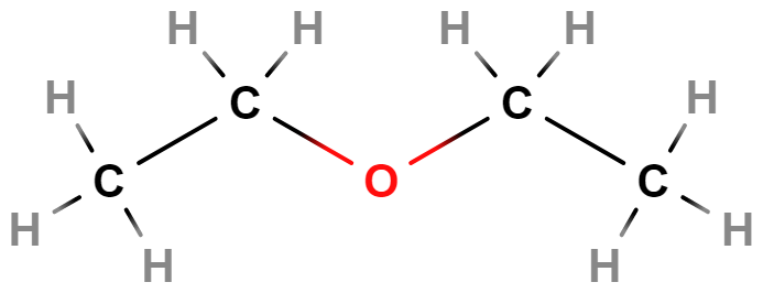 vzorec diethyletheru