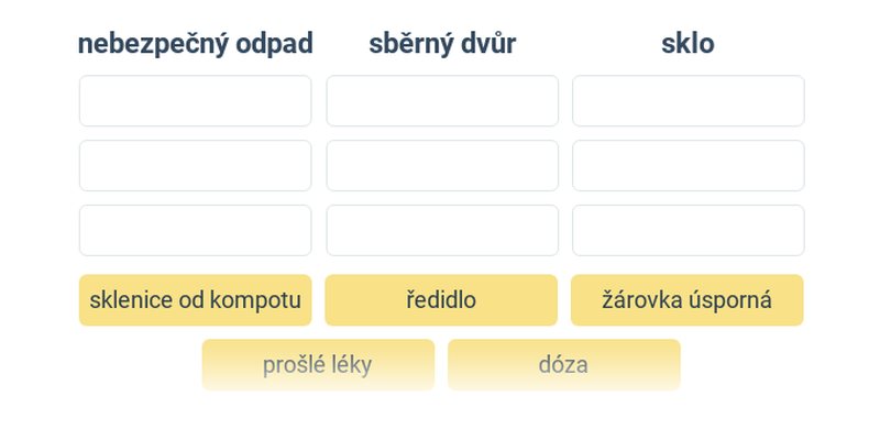 Třídění odpadů