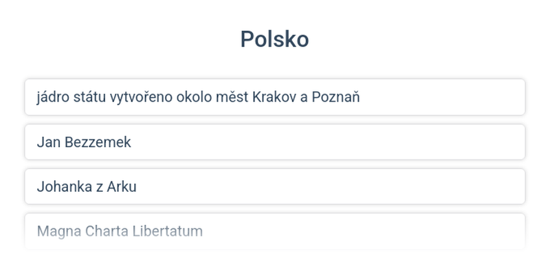 Středověk dle států