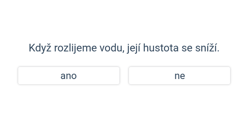 Hustota: intuitivně