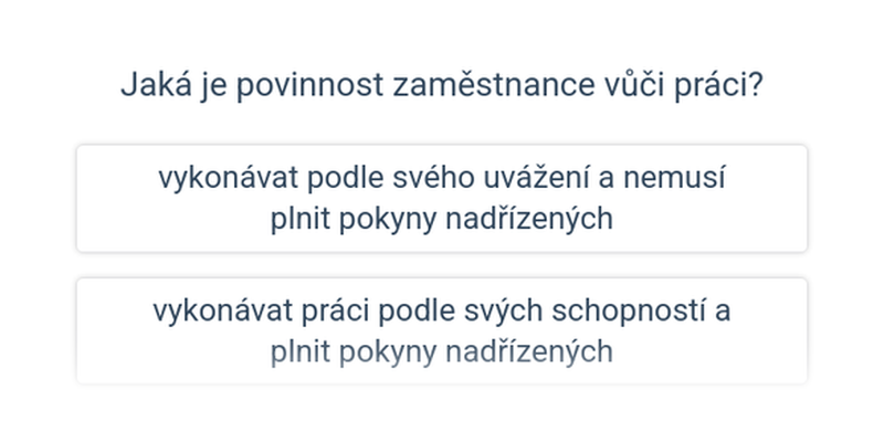 Pracovněprávní vztahy
