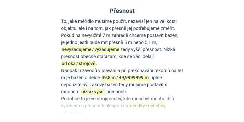 Měření délky