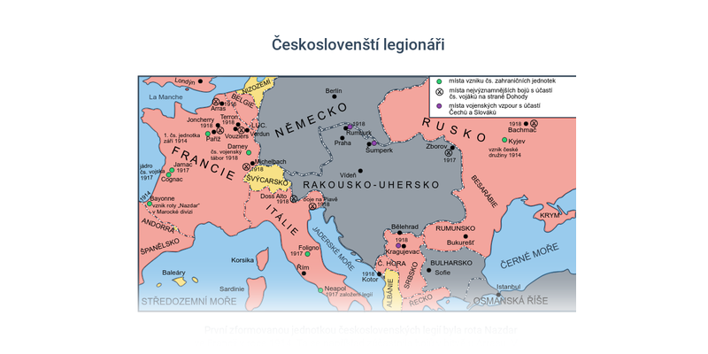 Příběh československých legionářů