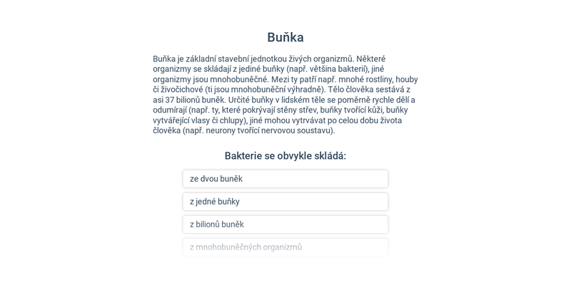 Buňka obecně