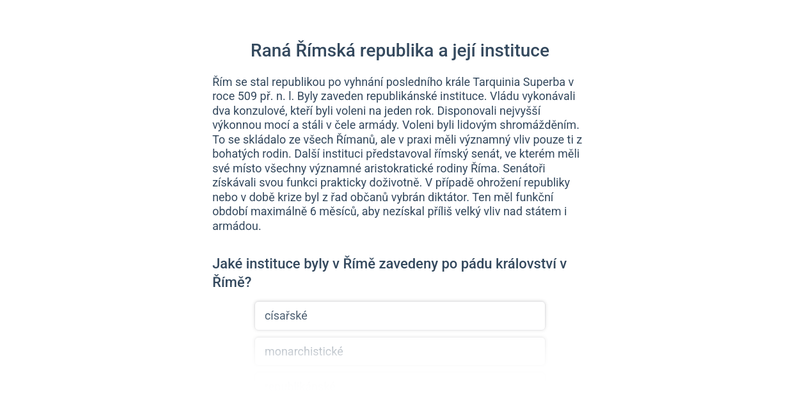 Starověký Řím: raná římská republika