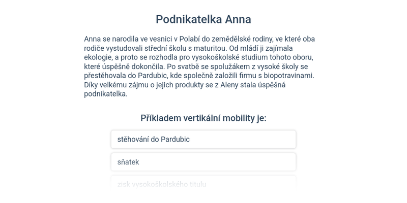 Sociální stratifikace a mobilita