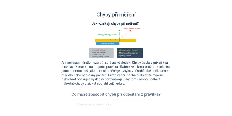 Měření: základy