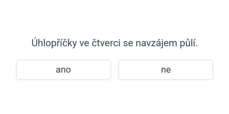Vlastnosti čtverce a obdélníku