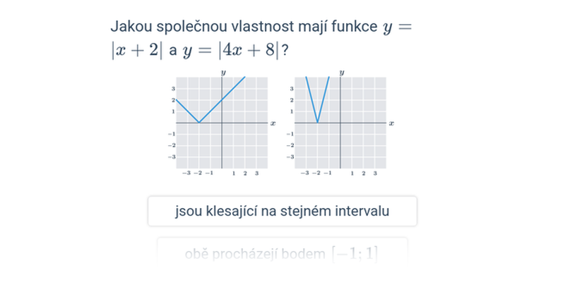 Vlastnosti funkcí s absolutními hodnotami lineárních výrazů