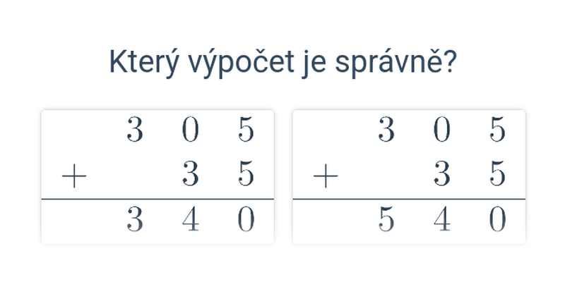 Písemné sčítání a odčítání od 100 do 1000: mix
