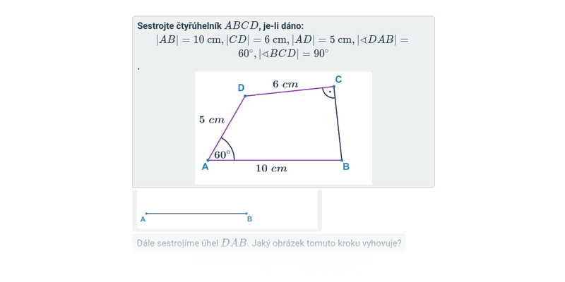 Konstrukce obecných čtyřúhelníků