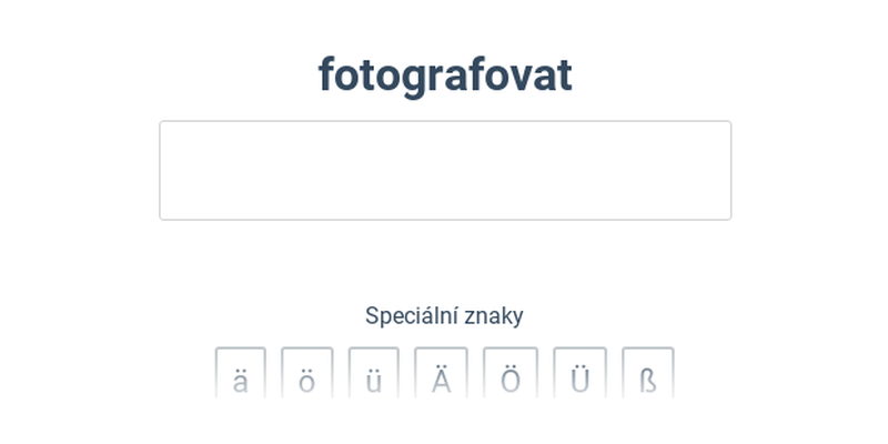 Základní slovesa
