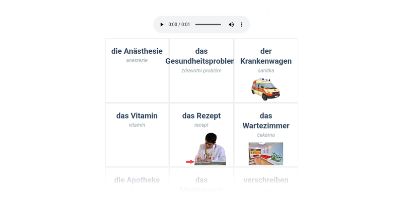 U lékaře, v nemocnici a lékárně