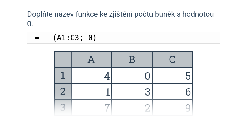 Tabulky: podmínky