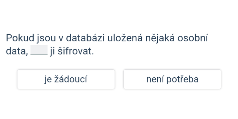 Použití databází