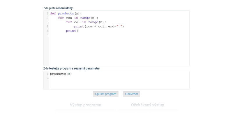Úpravy programů