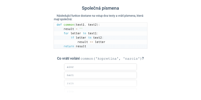 Řetězce v Pythonu