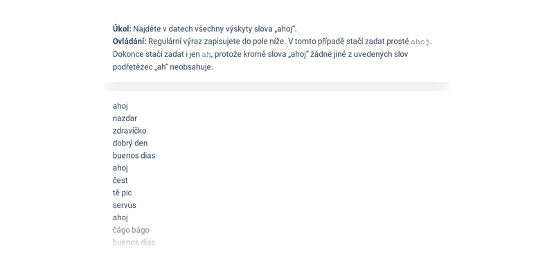 Základní vyhledávání