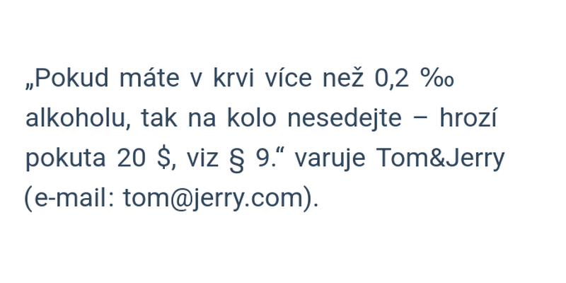 Interpunkce a speciální znaky